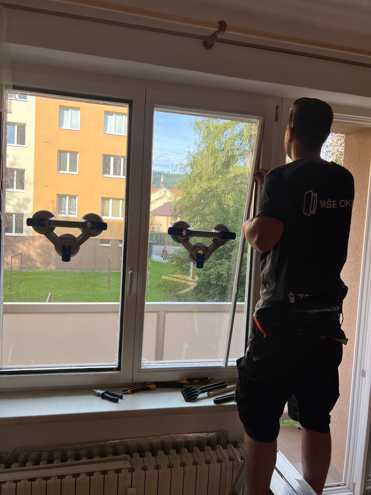 Výměna a montáž skel – realizace 1