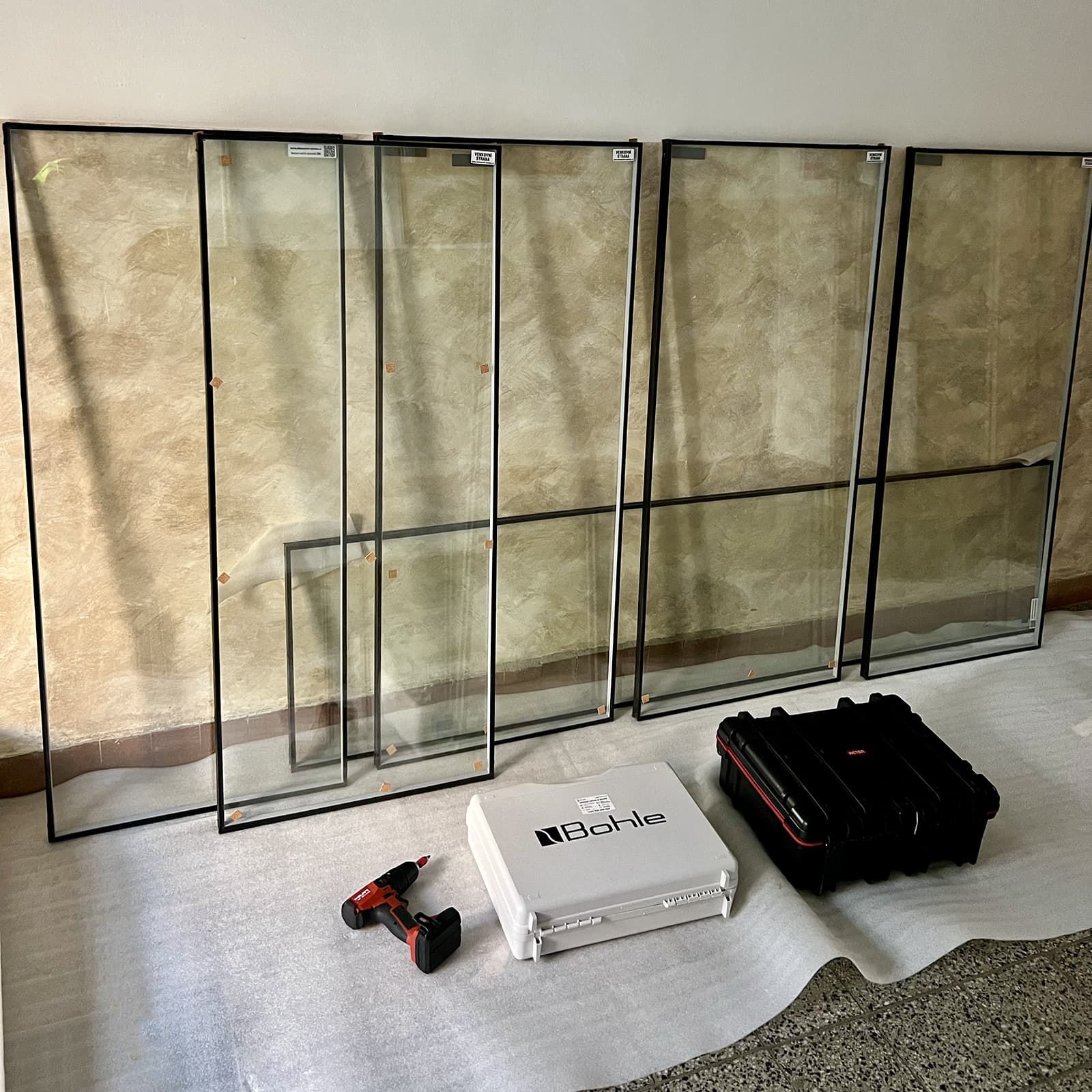 Výměna a montáž skel – realizace 2