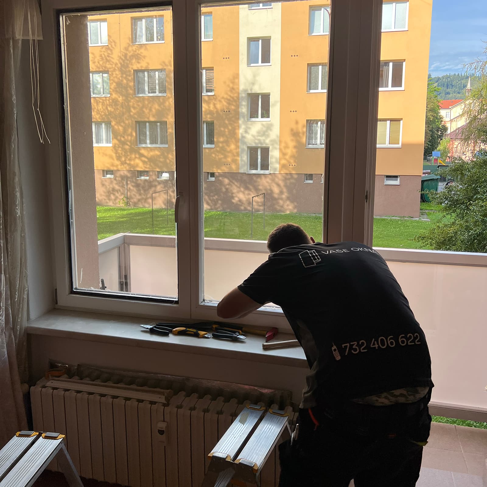 Výměna a montáž skel – realizace 3